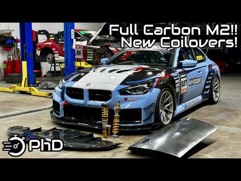M2 TA Goes Full Carbon & New Suspension Upgrades! 2023 BMW M2 G87 Time Attack Build