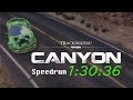 TrackMania² Canyon Speedrun in 1:30:36 【WR】 