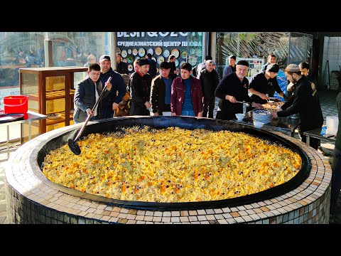 MEGA PILAF | Popular Street Food | PILAF CENTRE IN UZBEKISTAN