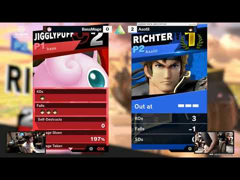 Ascension VIII SSBU Losers Top 8 - BassMage (Jigglypuff) vs Asotil (Richter)