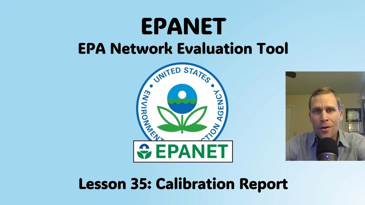 EPANET Lesson 35 - Calibration Report