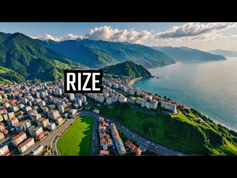 Rize, Türkiye 🇹🇷 in 8K ULTRA HD HDR Dolby Vision™ Drone Footage