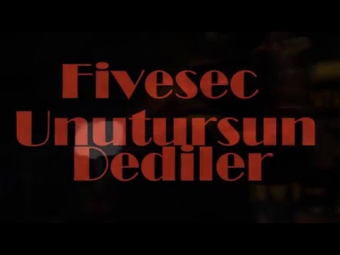 Fivesec - Unutursun Dediler (Video Klip) 2015