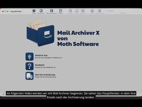 Erste Schritte mit Mail Archiver