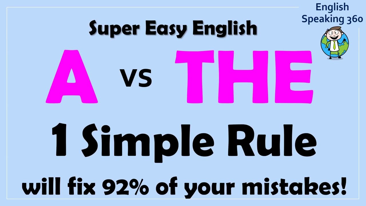 a an the GRAMMAR 1 Easy Rule