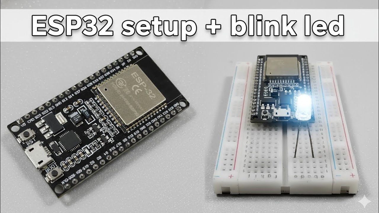 How to Set Up and Program ESP32 with LED Blink | Step-by-Step Tutorial for Beginners