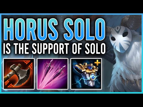 HORUS SOLO IS STILL UNBELIEVABLY OP! - Grandmasters Ranked Conquest Season 9 #smite #smiteseason9