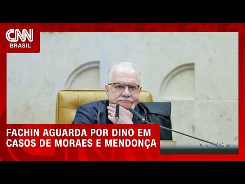 Fachin aguarda Dino para dar andamento a casos envolvendo Moraes e Mendonça | CNN NOVO DIA