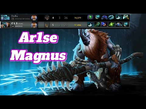 Ar1se - Magnus Best Plays Ever Feat DubuDota Dota 2 Highlights !  Magnus Nerfs Dont Stop me!