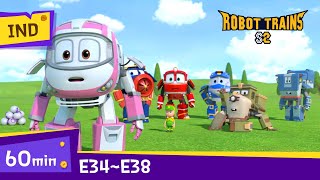 Download lagu Robot TrainS2 | EP34~EP38 (60min) | pari episode | Bahasa Indonesian mp3
