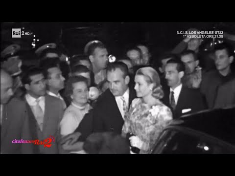 Antonella Elia racconta Grace Kelly e il principe Ranieri di Monaco - Citofonare Rai2 16/10/2022