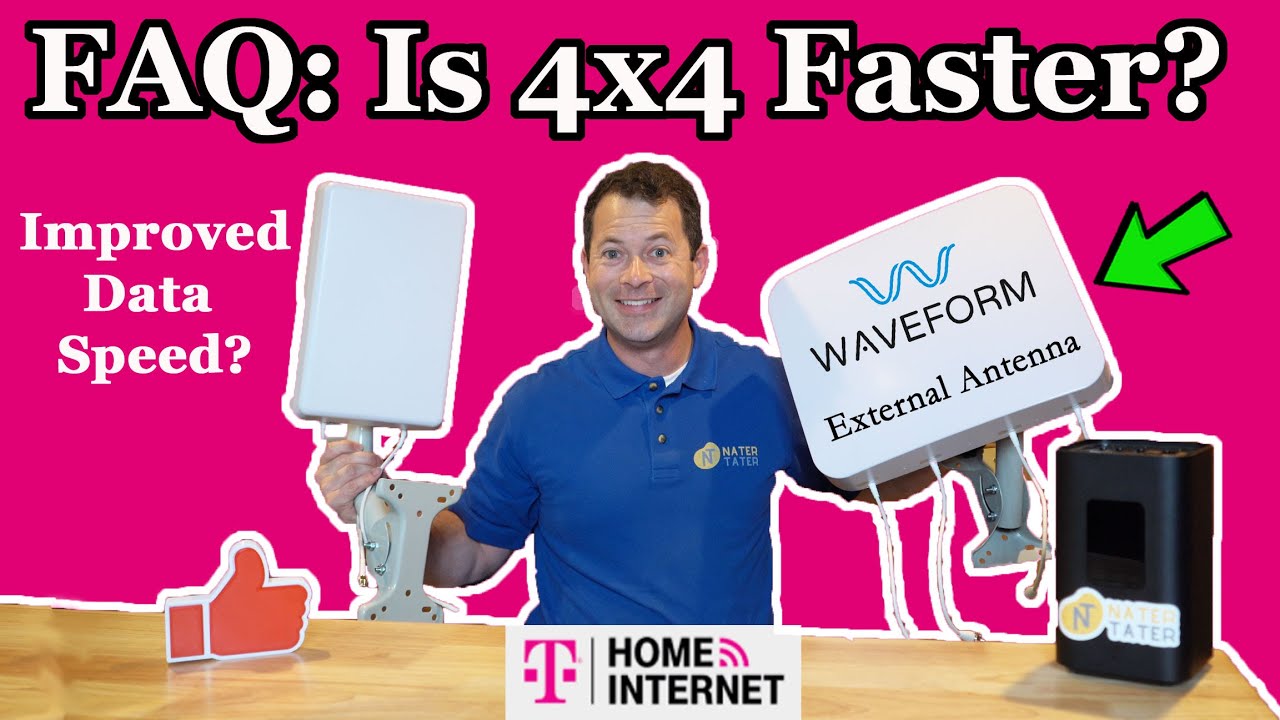 ✅ How Much Faster Is 4x4 vs 2x2 MIMO External Antenna On T-Mobile 5G Home Internet? - FAQ #2