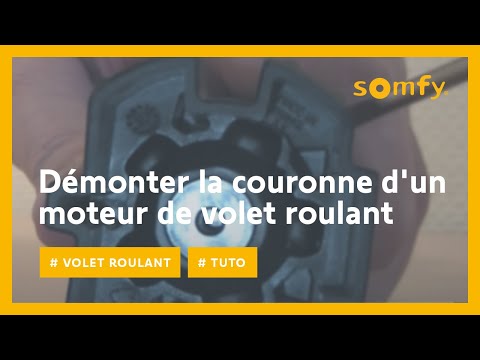 comment demonter volet roulant electrique