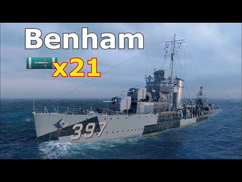Benham : 21 Torps | World of WarShips
