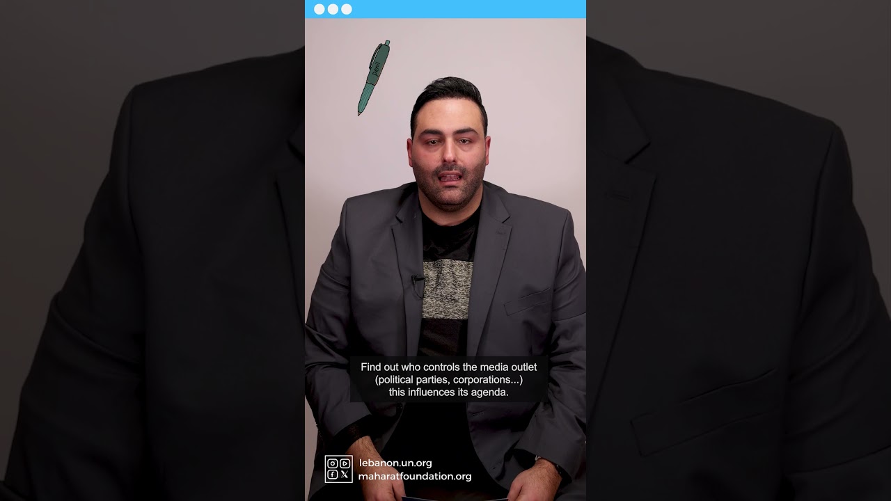 Video by Ibrahim Haidar tackling media bias