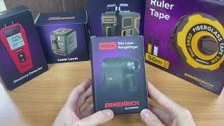 Stavební laserový dálkoměr Ermenrich LR1500 pro přesné měření