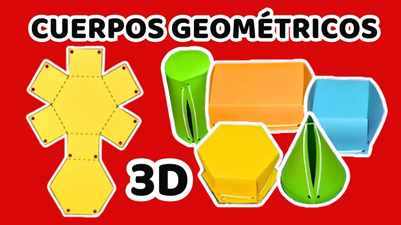 HOW TO MAKE 3D GEOMETRIC BODIES EASILY WITH MEASUREMENTS