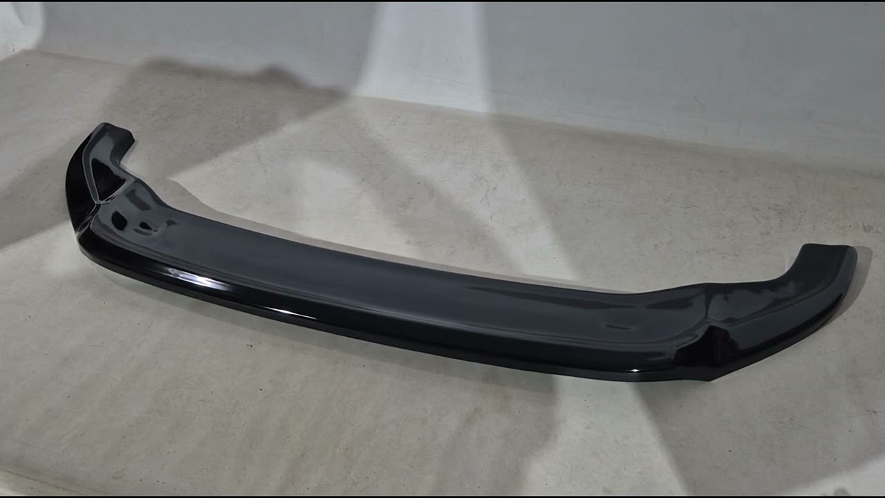 Передний сплиттер DPT V-3 (для R / R-Line HB, 2017-2019, черный глянец) Video 1