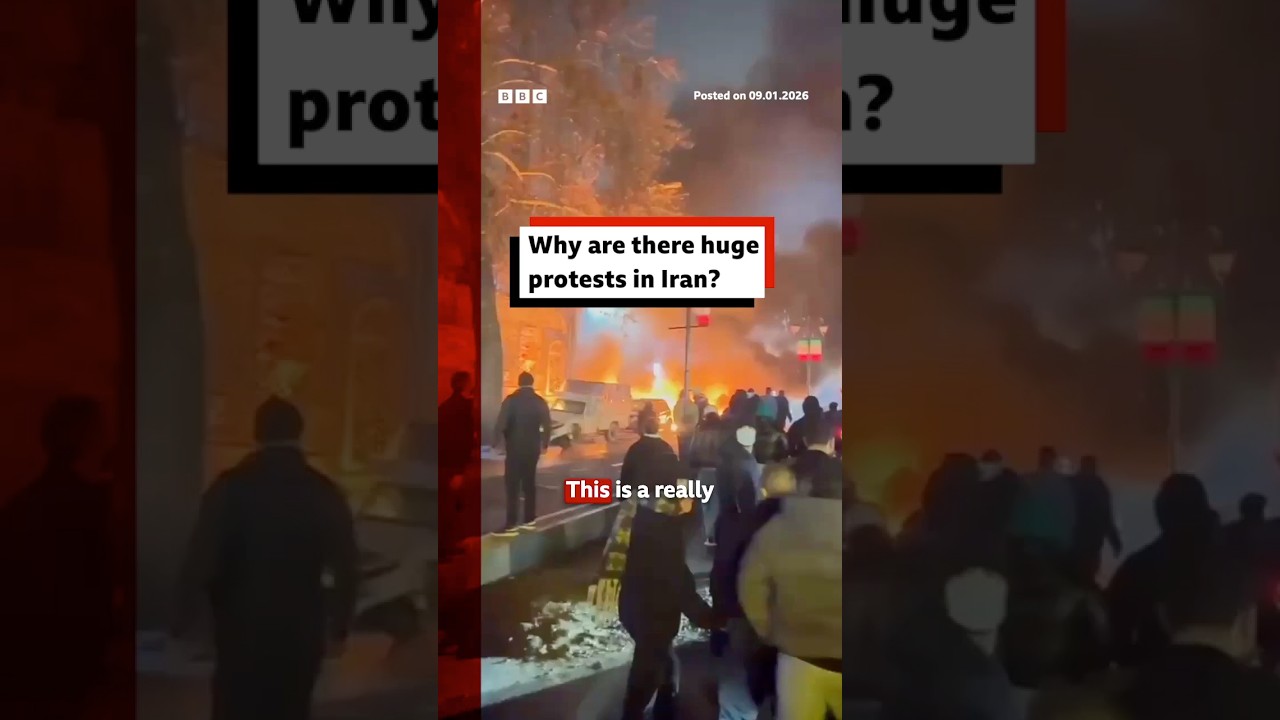 Why are people protesting in Iran? #Iran #Protests #BBCNews