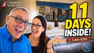 Carnival Venezia Interior Cabin 8285… Did We Lost All Sense of Time? Full Cabin Tour & Review