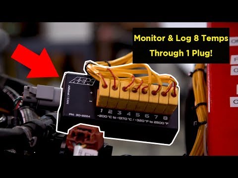 8-Channel K-Type EGT CAN Module - Send 8 Temps over 2 Wires!