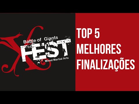 5 MELHORES FINALIZAÇÕES NO X-FEST MMA