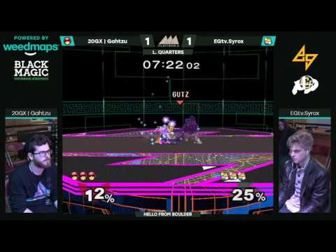 Gahtzu (Falcon) vs. EGtv.Syrox (Fox) | SSBM LQF | FI2