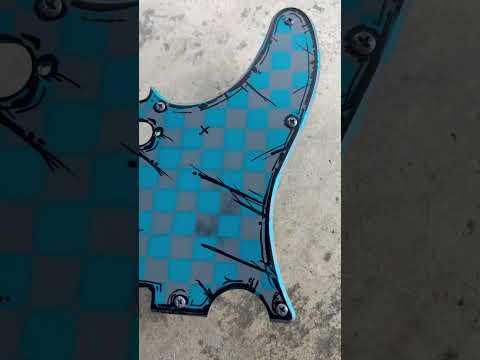 CapnCrepitis Custom Cel Shaded Telecaster Pick Guard image 11