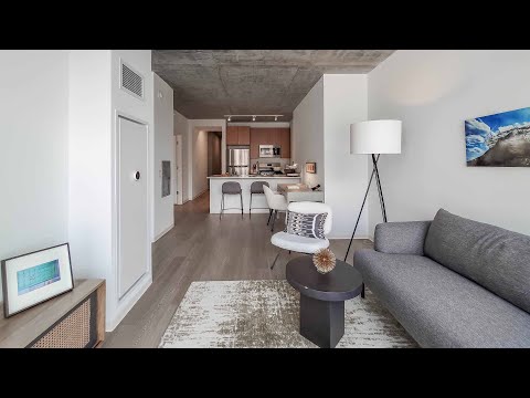 A South Loop 1-bedroom model, Plan O2-D at the new 1400 South Wabash