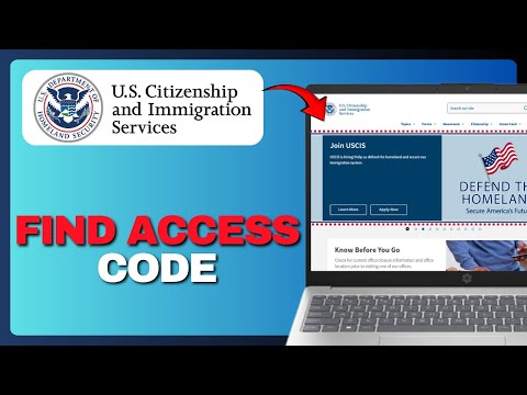 How To Find My USCIS Online Access Code 2025!