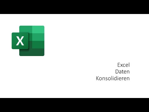 Excel Konsolidieren