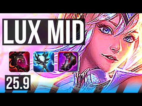 LUX vs TWISTED FATE (MID) | 5k comeback, 9/4/22 | EUNE Master | 25.9