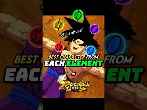 ranking the best characters from each element🥶🔥!(Dragon Ball Legends)#dragonballlegends #dblegends
