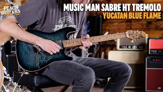 Video thumbnail for No Talking...Just Tones | Music Man Sabre HT Trem | Yucatan Blue Flame by Peach Guitars