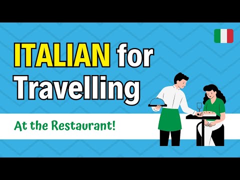 ITALIANO para Viajar 🌎 No Restaurante!