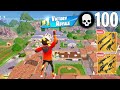 100 Elimination Solo vs Squads Wins (Fortnite Chapter 5 Gameplay Ps4 Controller)