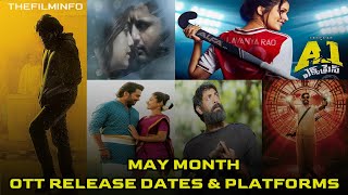 Upcoming May OTT Releases | Vakeel Saab | Aranya | Sultan | Check | Rangde | A1Express | TheFilmInfo
