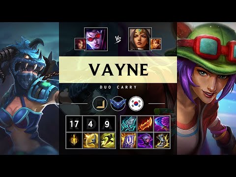 Vayne ADC vs Sivir - KR Diamond Patch 25.10