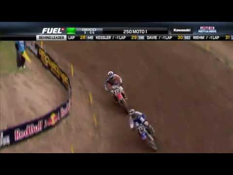 Eli Tomac vs. Jeremy Martin - 2013 Spring Creek MX 250 Moto 1