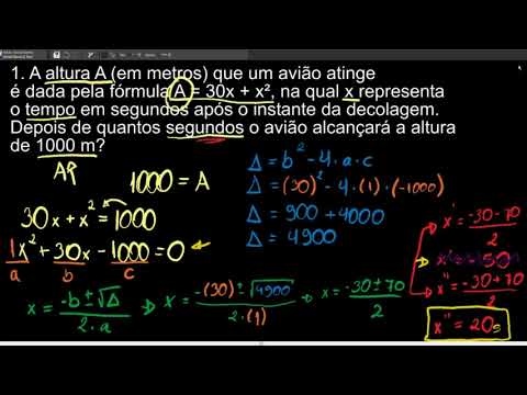 Problemas Equação do 2o grau 9o ano