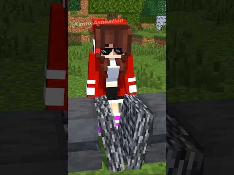 JJ Sister💪 - MAIZEN Minecraft Animation #shorts