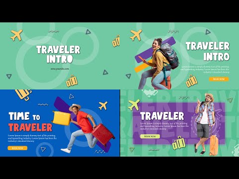 Tour and Travel Promotional Intro Video After Effects Template | Easy to Edit | Adobe CC