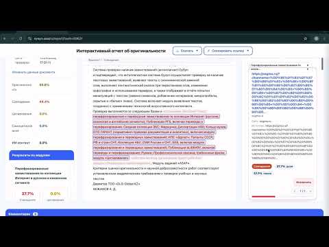 Интерактивный отчет OySyn