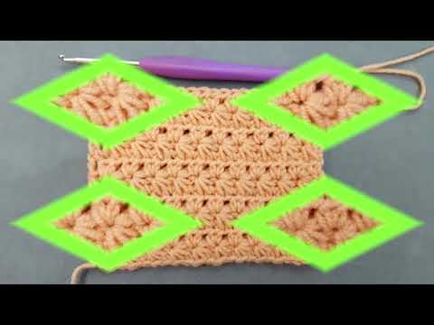 Modele de inspiratie - Cum crosetam model usor pentru, jachete, genti, caciuli, bluze -model Steluta