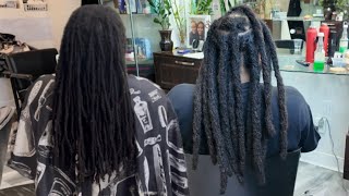 普通のドレッドを激太ドレッド(wicks)に。施術時間9時間