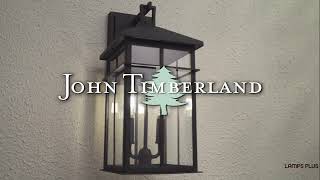 1_Watch A Video About the Bernal Sand Black 2 Light Outdoor Wall Light