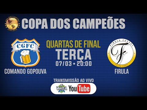 Comando Gopouva FC x Firula FS • Quartas de Final • Copa dos Campeões 2023