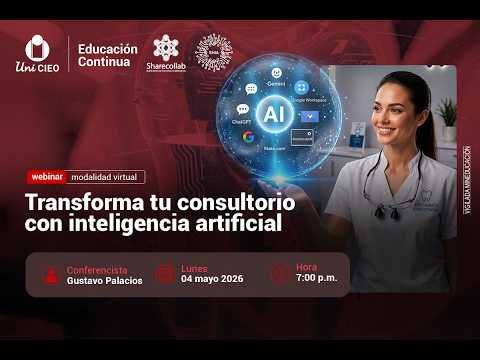 Webinar - Aprovecha, automatiza y transforma tu consultorio con inteligencia artificial