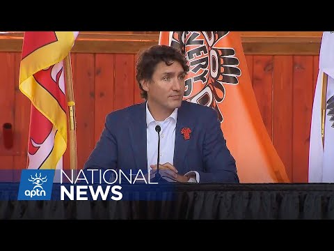 Trudeau's response to whether his gov't will appeal ruling on paying First Nations kids | APTN News