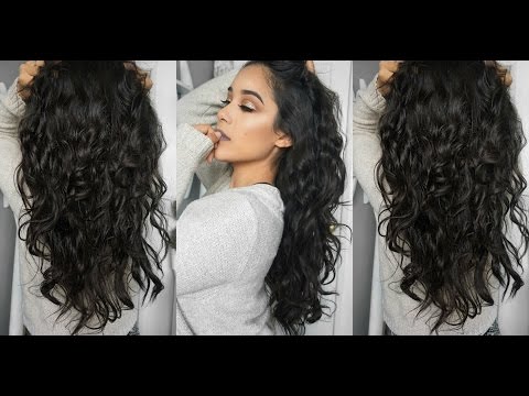 Super Easy HEATLESS Wavy Hair Tutorial